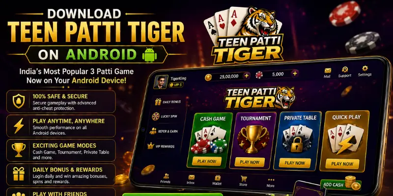 Download Teen Patti Tiger APK on Android – Step by Step Installation Guide