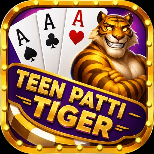 Teen Patti Tiger Logo